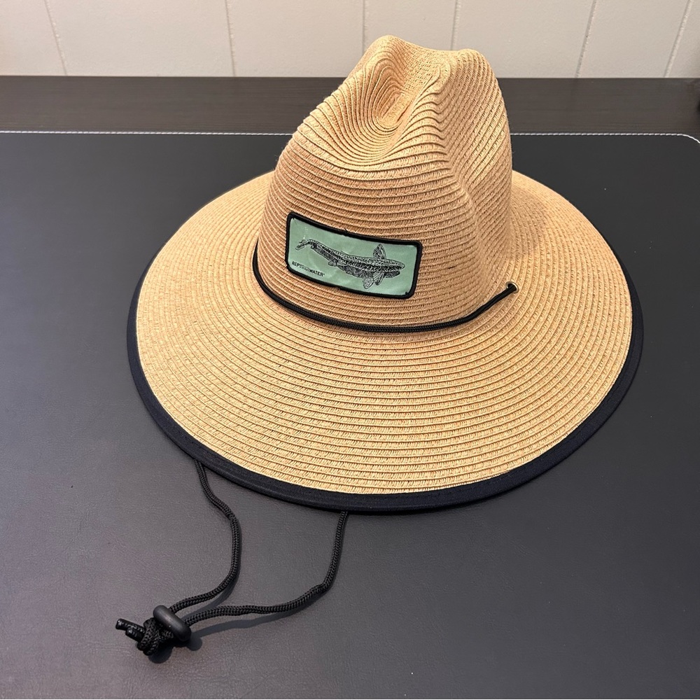 Adult Rep Your Water River Shade 100% Paper Core Hat for Fishing & Fashion